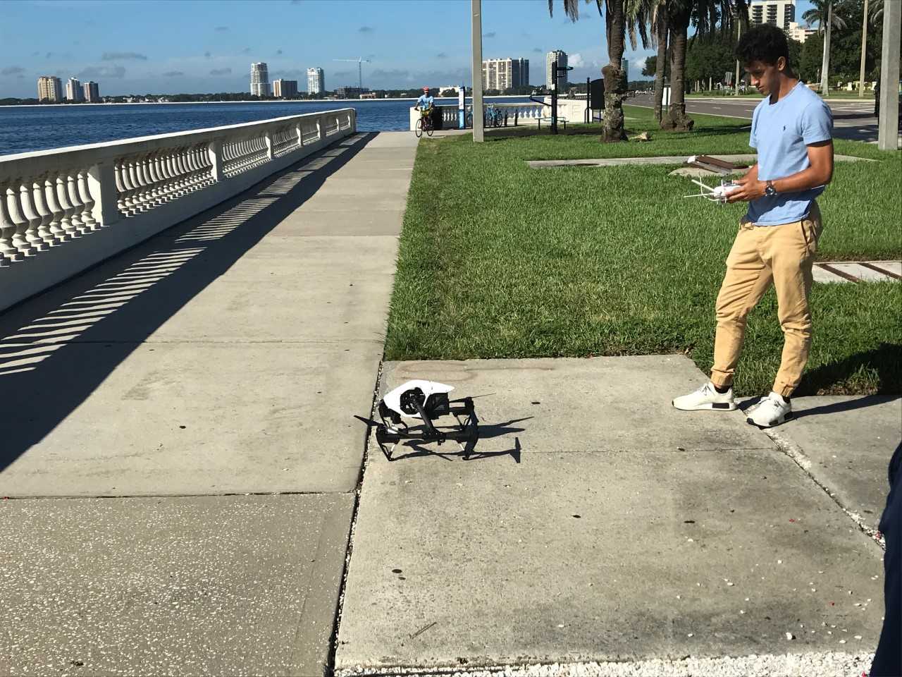 Dylan Gorman and his drone