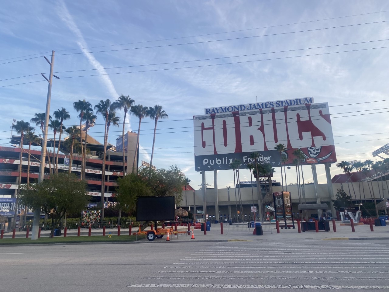 Raymond James Stadium on 8/21/2021 ahead of COVID Vaccine Clinic